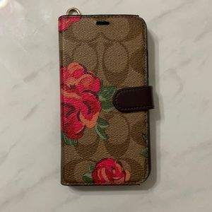Coach iPhone XS case